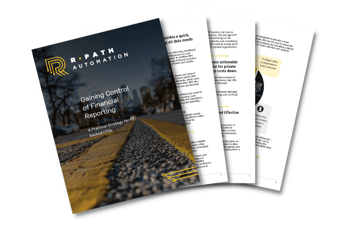 Gaining Control of Financial Reporting Gaining Control of Financial Reporting