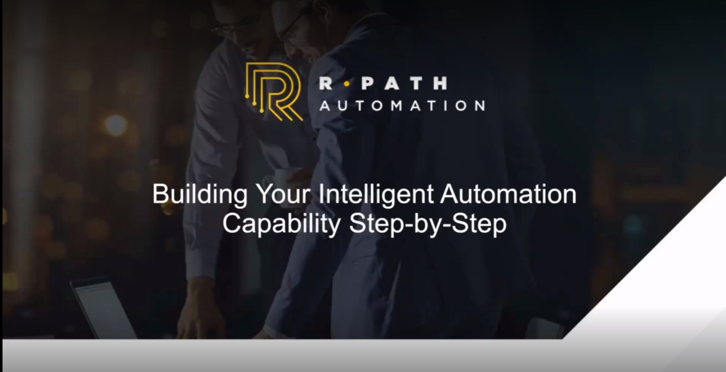 How to Build Your Intelligent Automation Capability Step-by-Step cover